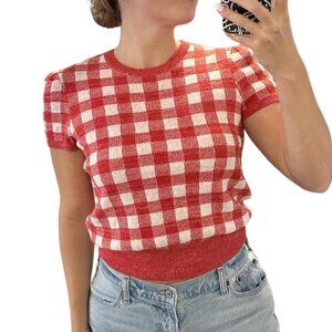 Polo Ralph Lauren checked red tee